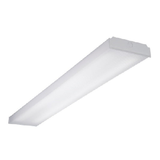 Metalux 4WNLED-LD4-40SL-F-UNV-L835-CD1-U 32.3W 4' Utility LED Wraparound, 4000 Lumens, 120-277V, 0-10 Dimming Driver, 3500K