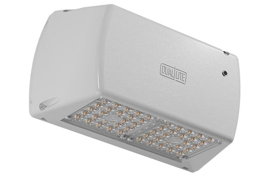 Dual Lite PGXW-HTR Architectural Emergency Wallpack with Battery Heater, White
