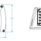 Dual Lite PGXW-HTR Architectural Emergency Wallpack with Battery Heater, White