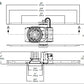 Halo Recessed Commercial PR4M24MD8FSMW  4" LED Module  with Self-Flanged Shallow Reflector,  Field Selectable 2000/3000/4000 Lumens, Medium/ Wide Beam Reversible Distribution, 80 CRI, Selectable 3000K/3500K/4000K, Matte White Ring, Self-Flanged Reflector