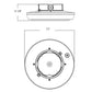 RAB PRT55R PORTO 55/42/30W Field Adjustable Garage Light, 3500/4000/5000K, 4340-7651 Lumens, On/Off Photocell, Bronze