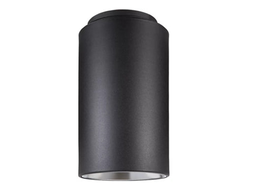 Porfolio LSR8B120D010MB Surface Ceiling Mount Cylinder, 12000 Lumens, 120-277V, 0-10V Dimming, 1%-100%, 120-277V, Matte Black