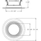 Prescolite CDL4-7L30KA WH 4" Recessed LED Downlight, 705 Lumens, 90 CRI, 3000K, ELV Dimming, 120V, White Trim