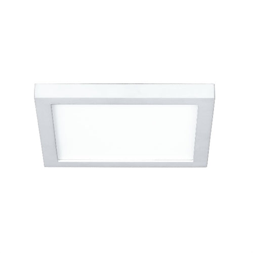 Prescolite LBSES-8SQD-CS9-WH 8" Square, Edge-Lit Surface Downlight, Switchable CCT, Direct J-Box Mount, 1750 Lumens