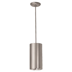 Prescolite LCC6LED-P-10L-35K-8-WFL45-WC-WH 6" Pendant Mount LED Cylinder , 1000 Lumens, 80+ CRI, 0-10V Dimming, 45 Degree Cutoff, Painted White Cone Reflector, Matte White Finish