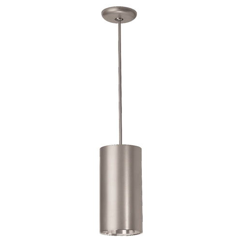 Prescolite LCC6LED-P-14L-35K-8-WFL45-WC-WH 6" Pendant Mount LED Cylinder , 1400 Lumens, 80+ CRI, 0-10V Dimming, 45 Degree Cutoff, Painted White Cone Reflector, Matte White Finish