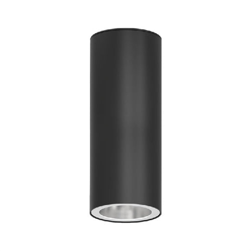 Prescolite LTC-4RD-S-06L30K8MD-DM1-SS-BA 4" Round Cylinder LED Downlight, Surface Mounting, Standard Canopy, 600 Luemsn, 3000K, 80 CRI, Medium Distribution, 0-10V Dimming to 1%, 120-277V, Semi-Specular Reflector, Brushed Aluminum