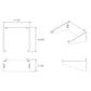 RAB A22-150/200HSW House side shield fpor A22 series, White