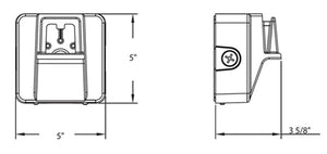 RAB A22WM Wall Mount for A22 series
