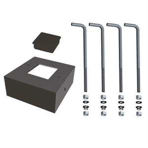 RAB ABK4-11-BC-S4 P4" Square Anchor Bolt Kit with BOLT 4/11 BC4