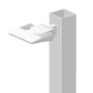 RAB ALED20YW LED 20W Area Light, No Photocell, 3000K (Warm), 985 Lumens, 70 CRI, White Finish