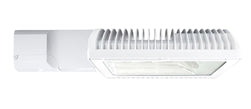RAB ALED2T50W/PCS LED 50W Type II Area Light, Pole Mount, 120V Swivel Photocell, 5000K (Cool), 5329 Lumens, 67 CRI, 120V, Standard Operation, DLC Listed, White Finish