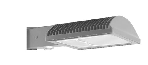 RAB ALED2T78RG/D10/WS2 78W LED Type II Area Light with Multi-Level Motion Sensor, Pole Mount, 5100K (Cool), 7661 Lumens, 67 CRI, 120-277V, Dimmable Operation, DLC Listed, Gray Finish