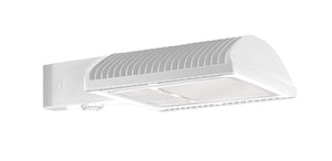 RAB ALED2T78W/D10/WS2 78W LED Type II Area Light with Multi-Level Motion Sensor, Pole Mount, 5100K (Cool), 7661 Lumens, 67 CRI, 120-277V, Dimmable Operation, DLC Listed, White Finish