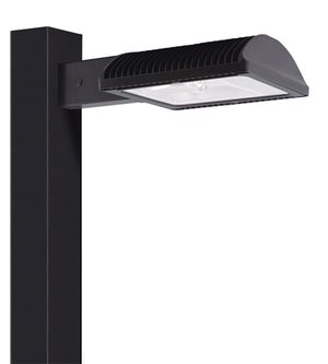 RAB ALED3T105/PC2 105W LED Area Light, Type III Distribution, Pole Mount, 277V Button Photocell, 5000K (Cool), 9112 Lumens, 65 CRI, 208-277V, Standard Operation, DLC Listed, Bronze Finish