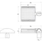 RAB ALED3T105SFY/PCS2 105W LED Area Light, Type III Distribution, Slipfitter Mount, 277V Swivel Photocell, 3000K (Warm), 7338 Lumens, 81 CRI, 208-277V, Standard Operation, Bronze Finish