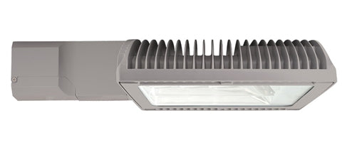 RAB ALED4T150NRG/PCS 150W LED Area Light, Type IV Distribution, Pole Mount, 120V Swivel Photocell, 4000K (Neutral), 11786 Lumens, 82 CRI, 120V, Standard Operation, DLC Listed, Gray Finish