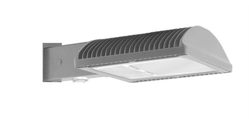 RAB ALED4T150RG/D10/WS4 150W LED Area Light with Multi-Level Motion Sensor, Type IV Distribution, Pole Mount, 5000K (Cool), 14246 Lumens, 65 CRI, 120-277V, Dimmable Operation, Not DLC Listed, Gray Finish