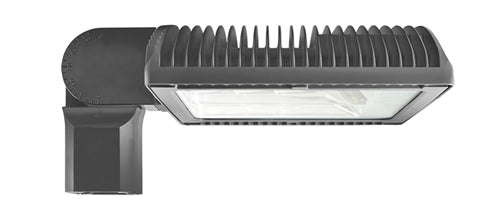 RAB ALED4T150SF/PCS2 150W LED Area Light, Type IV Distribution, Slipfitter Mount, 277V Swivel Photocell, 5000K (Cool), 14349 Lumens, 65 CRI, 208-277V, Standard Operation, Not DLC Listed, Bronze Finish