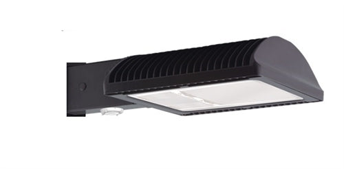 RAB ALED4T50/D10/WS2 50W LED Type IV Area Light with Multi-Level Motion Sensor, Pole Mount, 5000K (Cool), 5299 Lumens, 67 CRI, 120-277V, Dimmable Operation, Not DLC Listed, Bronze Finish