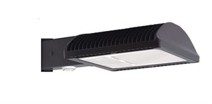 RAB ALED4T50/D10/WS2 50W LED Type IV Area Light with Multi-Level Motion Sensor, Pole Mount, 5000K (Cool), 5299 Lumens, 67 CRI, 120-277V, Dimmable Operation, Not DLC Listed, Bronze Finish