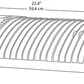 RAB ALED4T50RG/480 LED 50W Type IV Area Light, Pole Mount, No Photocell, 5000K (Cool), 5329 Lumens, 67 CRI, 480V, Standard Operation, Not DLC Listed, Gray Finish