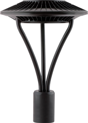 RAB ALED5T52 52W LED Type V (Circular) Area Light, No Photocell, 5000K (Cool), 4877 Lumens, 64 CRI, 120-277V, Standard Operation, Bronze Finish