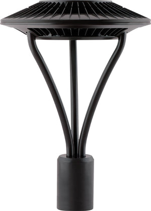 RAB ALED5T78/PCT 78W LED Type V (Circular) Area Light, 120-277V Twistlock Photocell, 5000K (Cool), 7021 Lumens, 64 CRI, 120-277V, Standard Operation, Bronze Finish