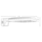 RAB ALEDS4TWMN LED Area Light 80W, Type IV Distribution, Wall Mount , 4000K Color Temperature, 120-277V, 0-10V Dimming, Bronze