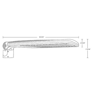 RAB ALEDXL2TSFNW 385W/345W/300W/345W Extra Large Field-Adjustable LED Area Light, 4000K, 39482/48439/48439 Lumens, 