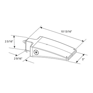 RAB ALEDXXS 13/10/6W, Field-Adjustable Area Light, 3000/4000/5000K, 83-84 CRI, 833-1720 Lumens