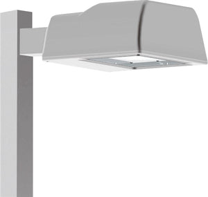 RAB ALS250QTW 250W High Pressure Sodium AL Pole Mount Area Light, 24000 Lamp Life, Type II Distribution, White Finish