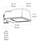 RAB ALS250SFQT/PC 250W High Pressure Sodium AL Slipfitter Mount Area Light, 24000 Lamp Life, Type II Distribution, Bronze Finish