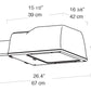 RAB ALS250XQT 250W High Pressure Sodium AL Wall Mount Area Light, 24000 Lamp Life, Type II Distribution, Bronze Finish