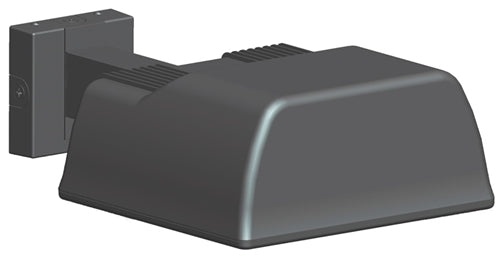 RAB ALS250XQT/PC2 250W High Pressure Sodium AL Wall Mount Area Light, 277V Photocell, 24000 Lamp Life, Type II Distribution, Bronze Finish