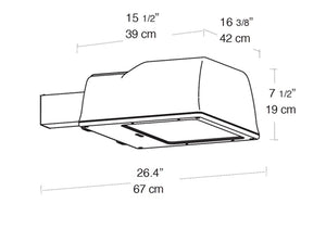 RAB ALS400QT/PCS 400W High Pressure Sodium AL Pole Mount Area Light, 120V Swivel Photocell, 24000 Lamp Life, Type II Distribution, Bronze Finish