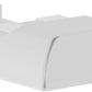 RAB ALS400XQTW 400W High Pressure Sodium AL Wall Mount Area Light, 24000 Lamp Life, Type II Distribution, White Finish