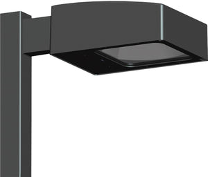RAB ALXS400QT/PC2 400W High Pressure Sodium ALX Pole Mount Area Light, 24000 Hours Lamp Life, Type II Distribution, Bronze Finish