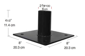 RAB BGSPole Mount, Tenon Mount, Bronze Finish
