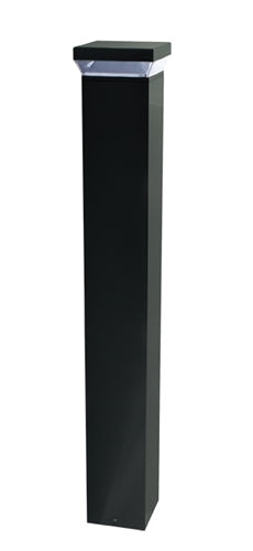 RAB BLED12 LED Round Bollard 12W 5100K Color Temperature, 69 CRI, 90 Degree Lighting Pattern, Bronze Finish