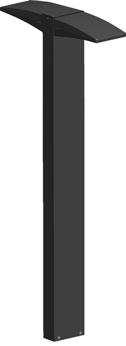 RAB BLED2X13N 26W LED Rectangular Bollard, Two BLEDs, 4000K Color Temperature (Neutral), 86 CRI,  Bronze Finish