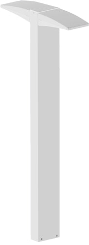 RAB BLED2X13NW 26W LED Rectangular Bollard, Two BLEDs, 4000K Color Temperature (Neutral), 86 CRI,  Bronze Finish
