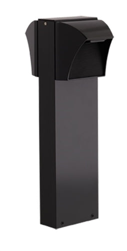 RAB BLED2X5-18 5W LED Square Bollard, Two BLEDs, 5000K Color Temperature (Cool), 68 CRI, 18" Mounting Height, Bronze Finish