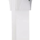 RAB BLED2X5-18NW 5W LED Square Bollard, Two BLEDs, 4000K Color Temperature (Neutral), 85 CRI, 18" Mounting Height, White Finish