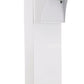 RAB BLED5-18NW 5W LED Square Bollard, One BLED, 4000K Color Temperature (Neutral), 85 CRI, 18" Mounting Height, White Finish