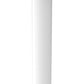 RAB BLEDR18YW/EC LED Round Bollard 22W, 3000K Color Temperature (Warm), 83 CRI, 120-277V, with Battery Backup with Cold Start, White Finish