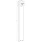 RAB BLEDR2X5-42 5W LED Round Bollard, Two BLEDs, 5000K Color Temperature (Cool), 68 CRI, 42" Mounting Height, Bronze Finish