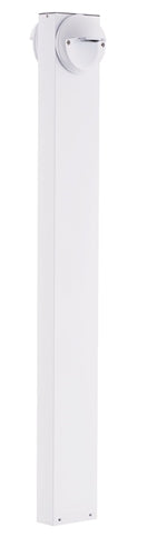 RAB BLEDR2X5-42NW 5W LED Round Bollard, Two BLEDs, 4000K Color Temperature (Neutral), 85 CRI, 42" Mounting Height, White Finish