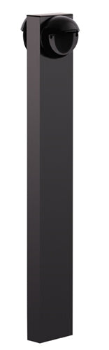 RAB BLEDR2X5-42Y 5W LED Round Bollard, Two BLEDs, 3000K Color Temperature (Warm), 87 CRI, 42" Mounting Height, Bronze Finish