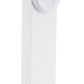 RAB BLEDR5-18NW 5W LED Round Bollard, 4000K Color Temperature (Neutral), 85 CRI, 18" Mounting Height, White Finish 